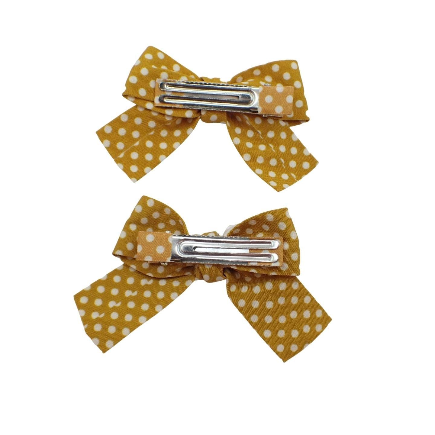2pc Hair Bows Set Stylish Fashion Cute Bow Hair Clips Alligator Beak Bow Hair Slides Party Festival Hair Accessories Girls Children's Women's Wedding